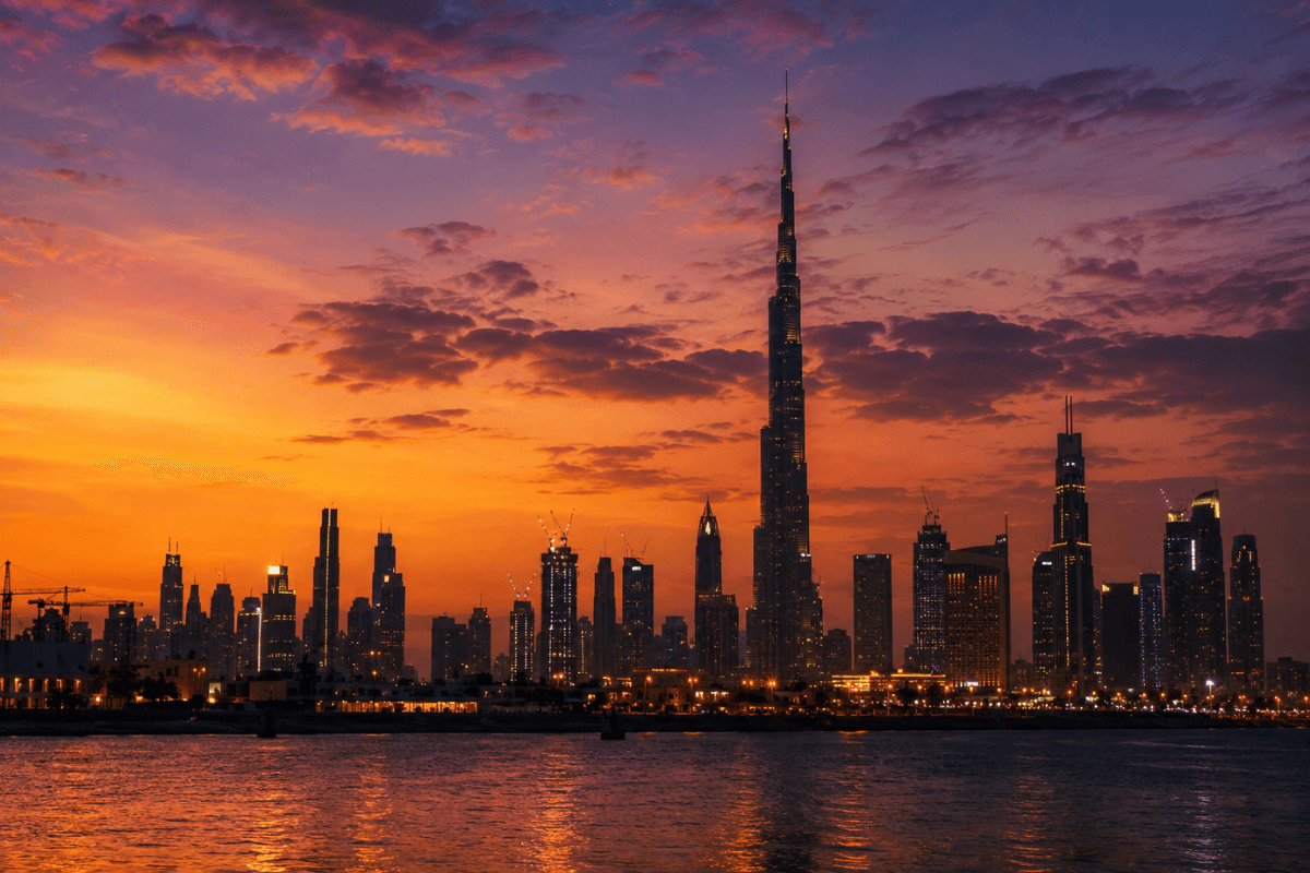 Dubai at dusk